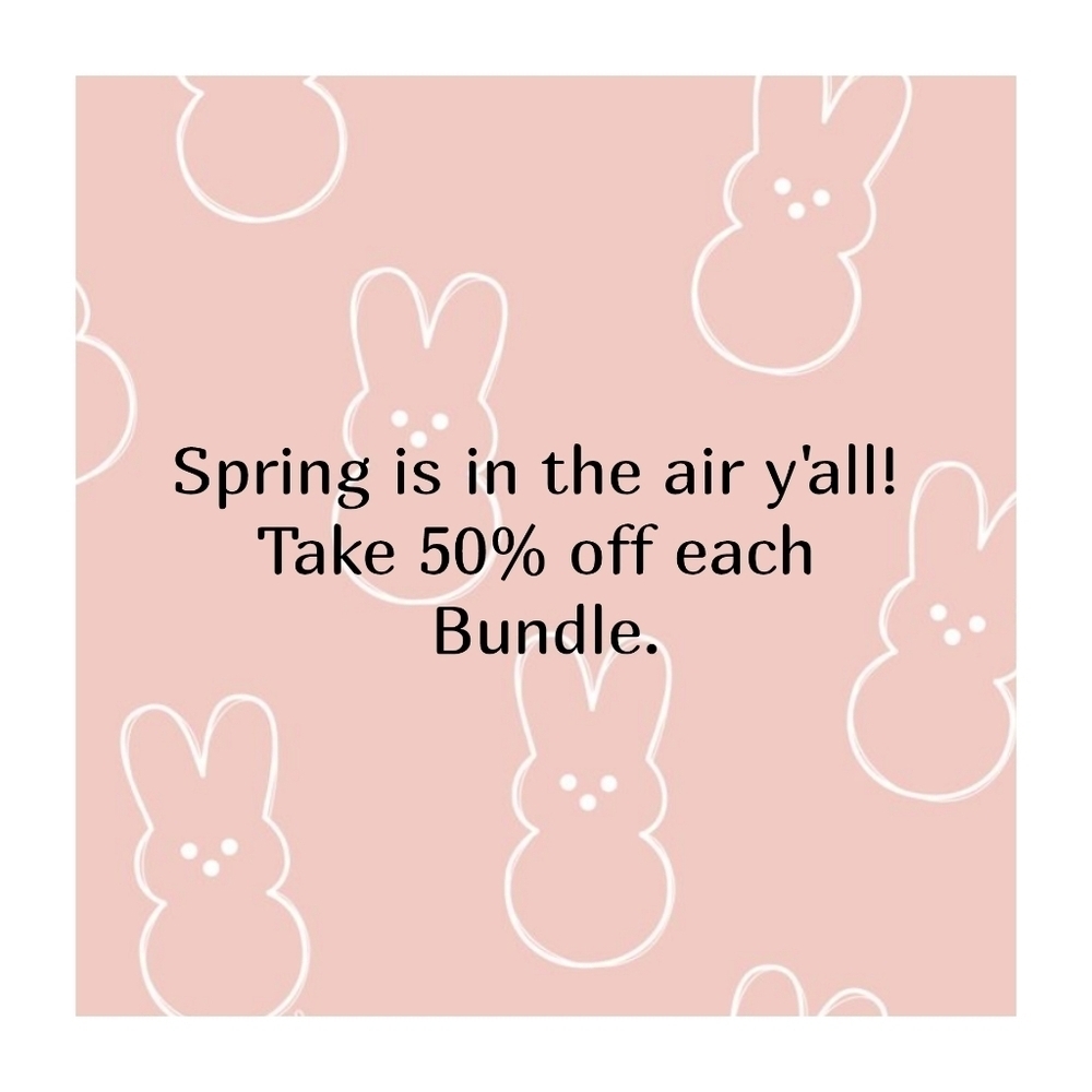 Bundle And Save BIG! 50% OFF.